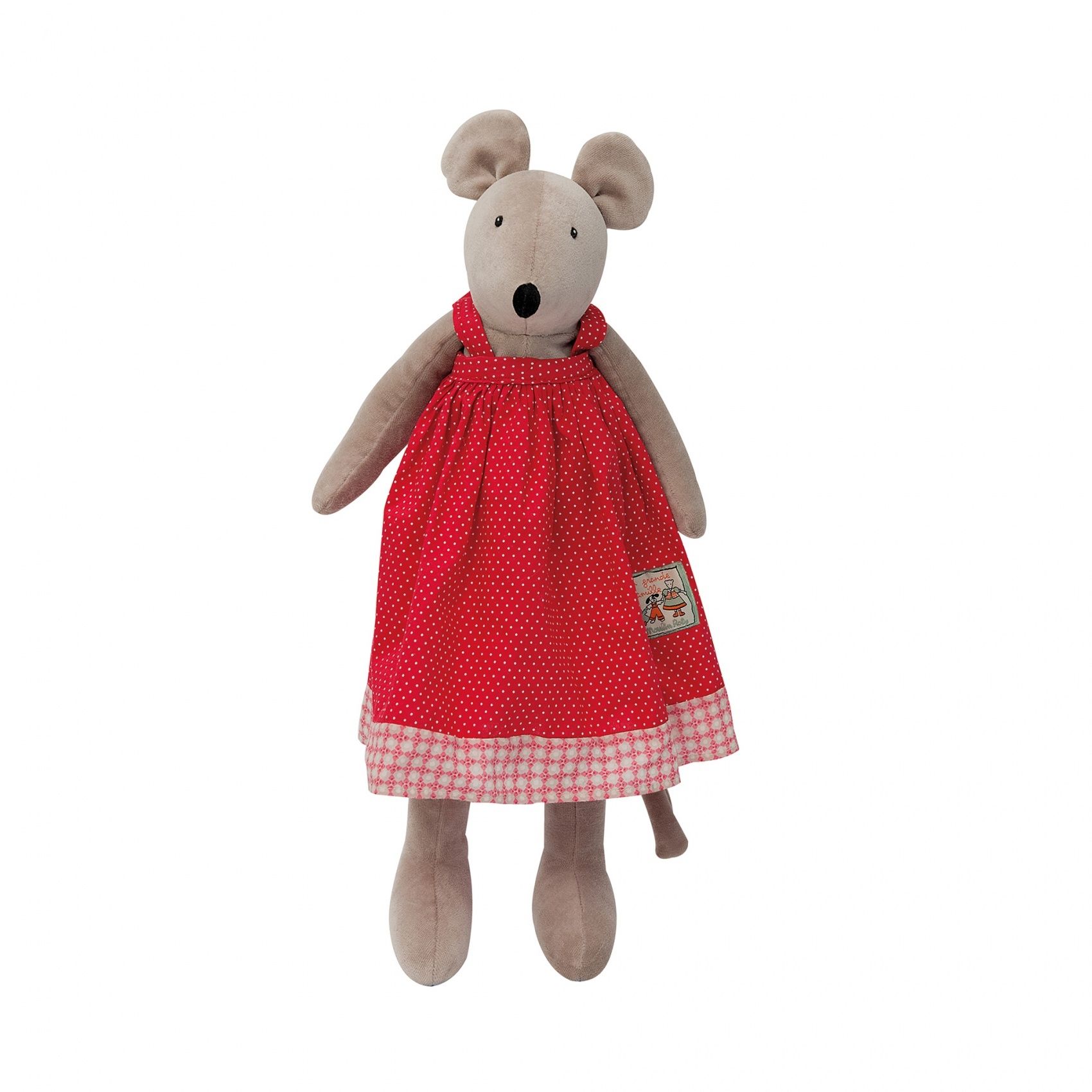 Moulin Roty La Grande Famille, мягкая игрушка мышка Нини,кукла,Франция