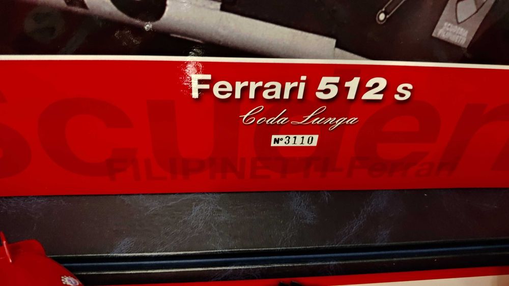 Ferrari 512s Coda Lunga - Miniatura de slot, escala 1:32 #11