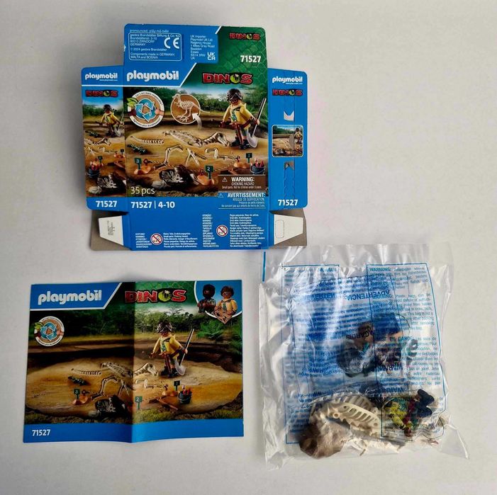 Playmobil 71527 Wykopalisko ze szkieletem dinozaura.
