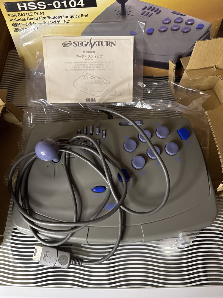 Fighting Stick do konsoli Sega Saturn HSS-0104 Kontroler Pad Joystick