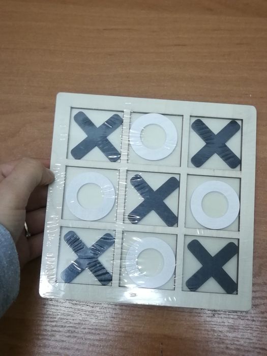 Gra z drewna kółko krzyżyk dla dzieci i dorosłych