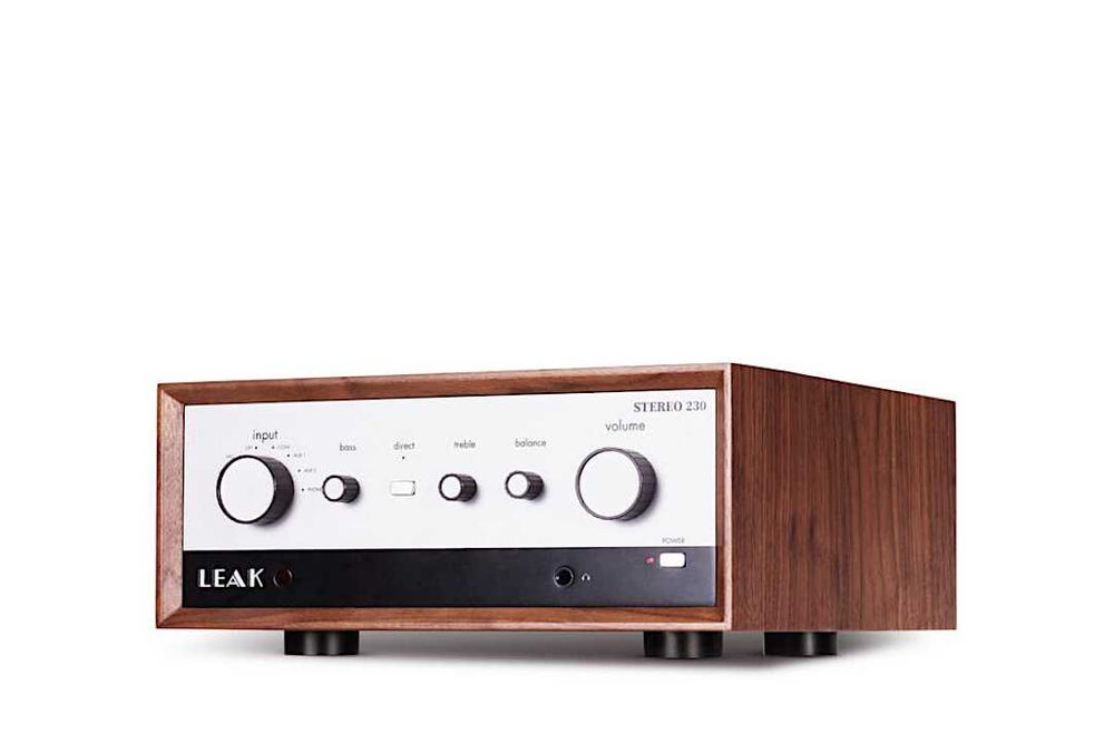 Leak Stereo 230 Wood wzmacniacz stereo 2x115W z DAC i Bluetooth