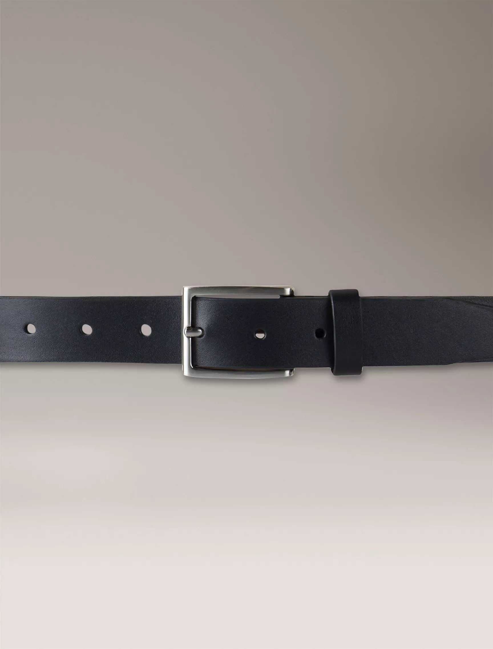 Новый мужской ремень calvin klein (ck leather belt black)с америки M