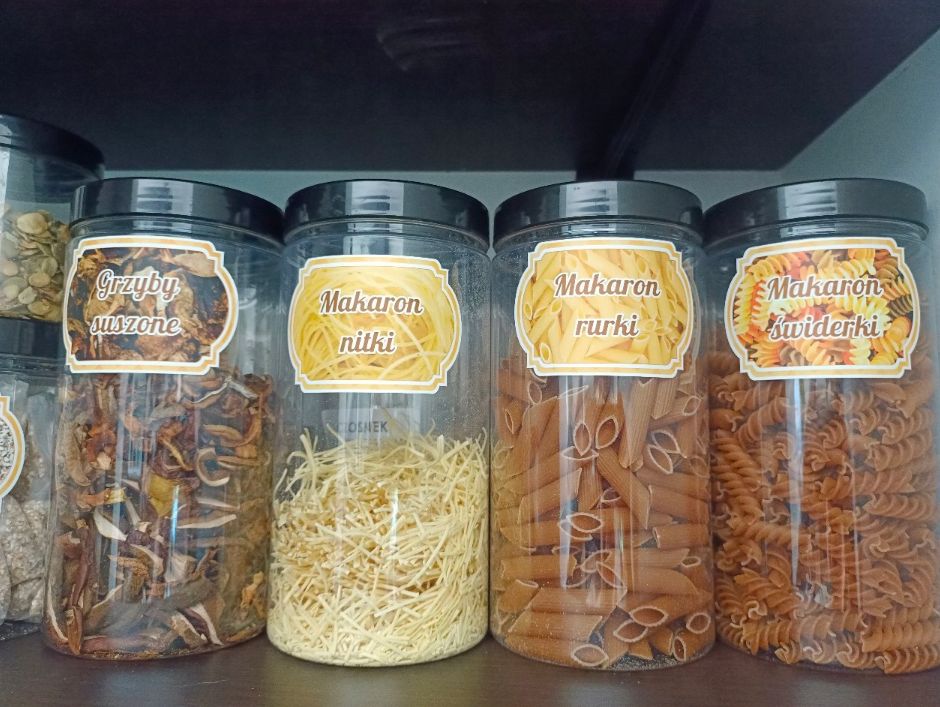 12x Słoik Plastikowy Pojemniki 1,5l Makaron Żywność Pojemnik 1500ml