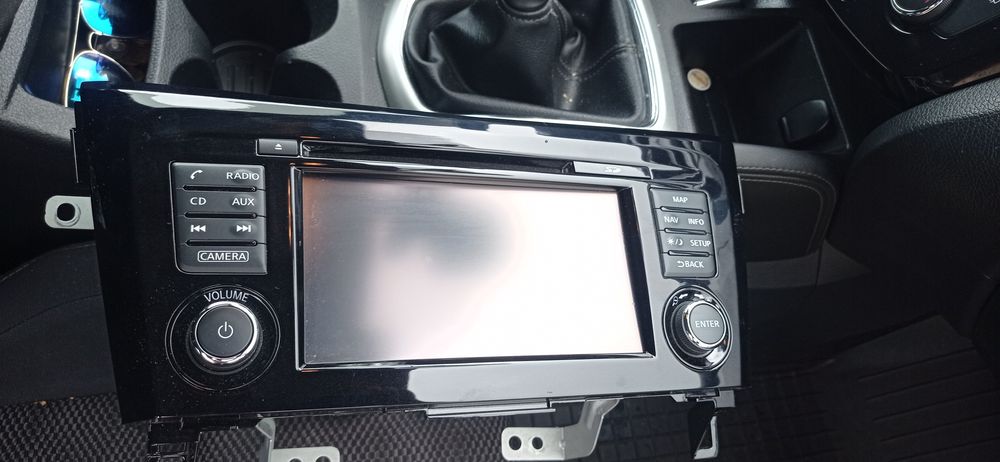 nissan qashgai radio z nawigacją stan bdb