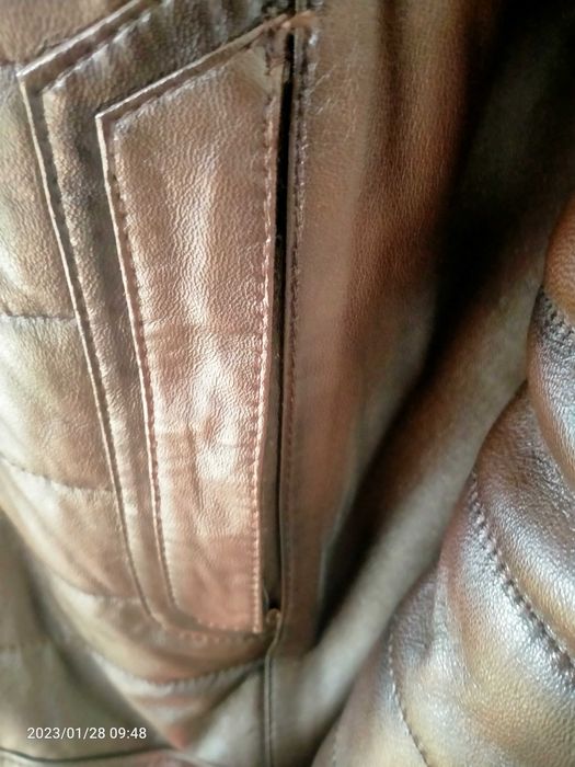 Кожаная курточка зима