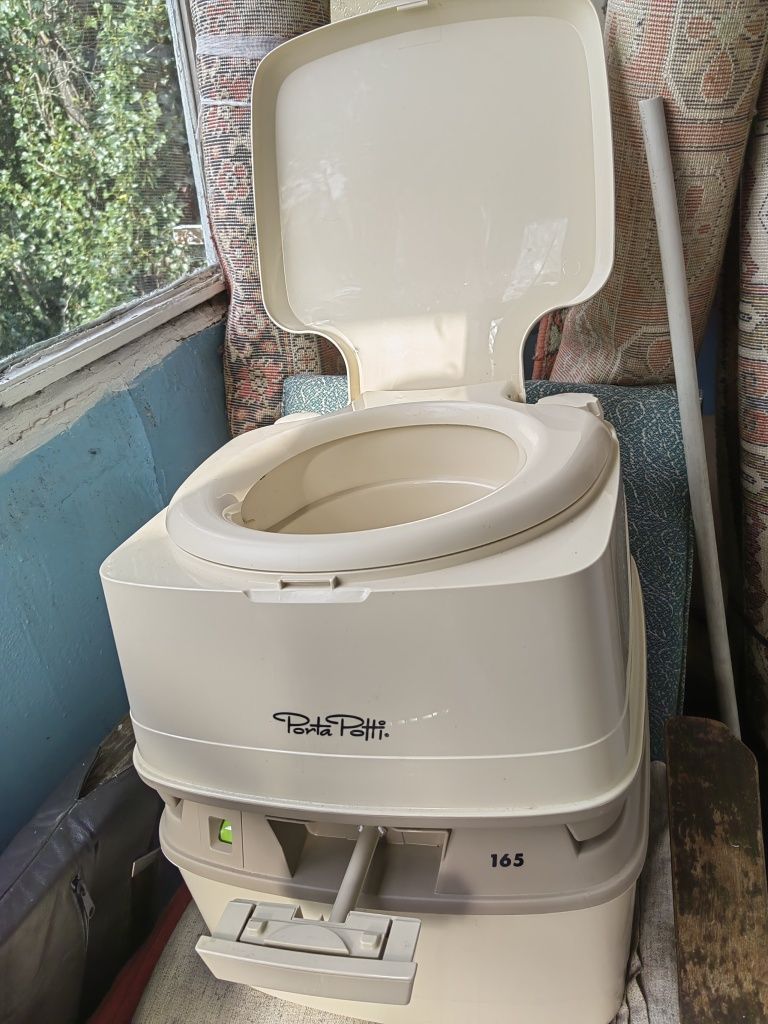 Біотуалет Thetford Porta Potti 165 Luxe+комплект рідин