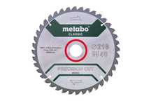 Piła Tarczowa Precision Cut Wood 216/30Mm Z40 Metabo
