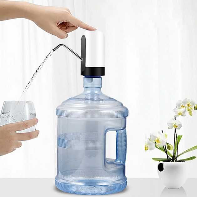Электрическая помпа для воды на бутыль, с аккумулятором, USB зарядка