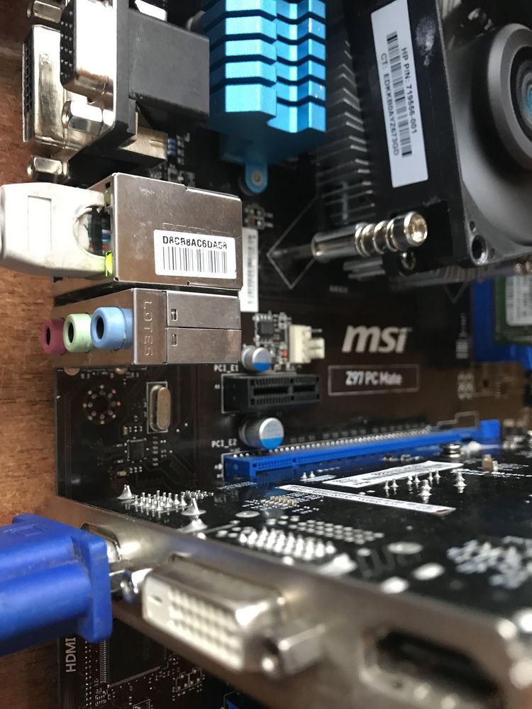 I5-4690K процесор/16 GB Ram/MSI Z97/кулер/заглушка