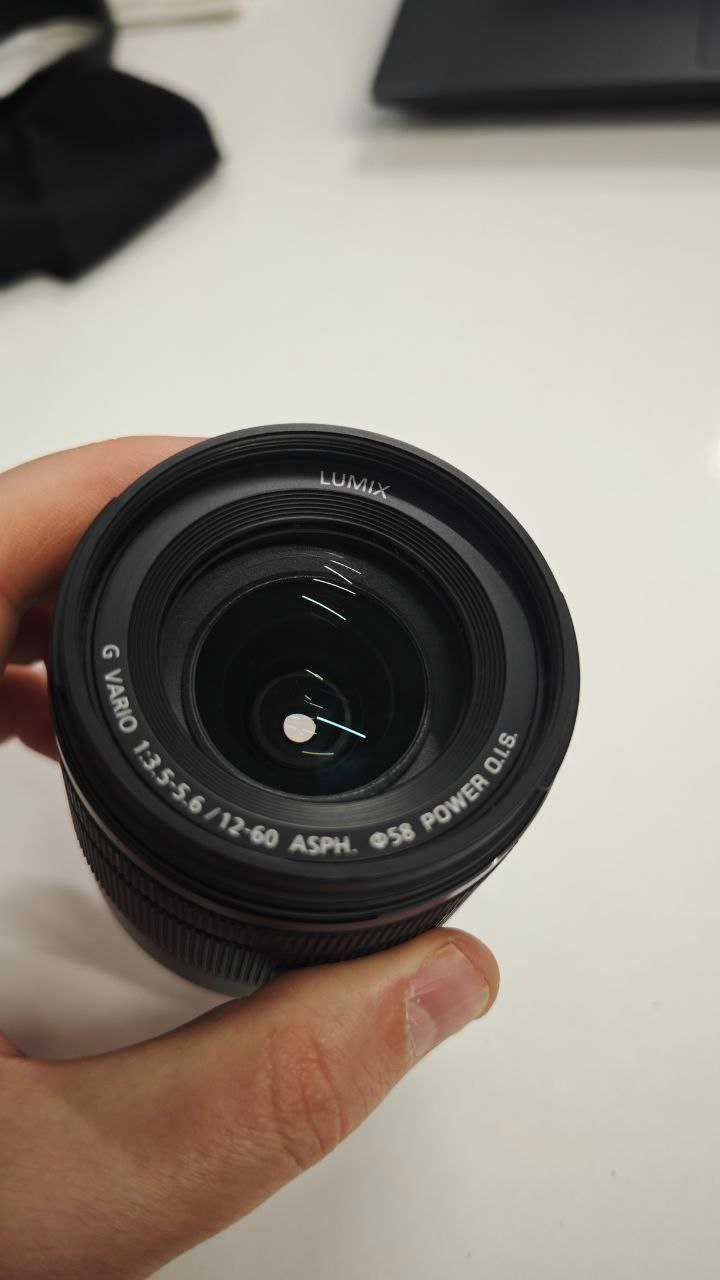 Panasonic H-FS12060E 12-60mm f/3,5-5,6 Lumix G Vario POWER топ стекло