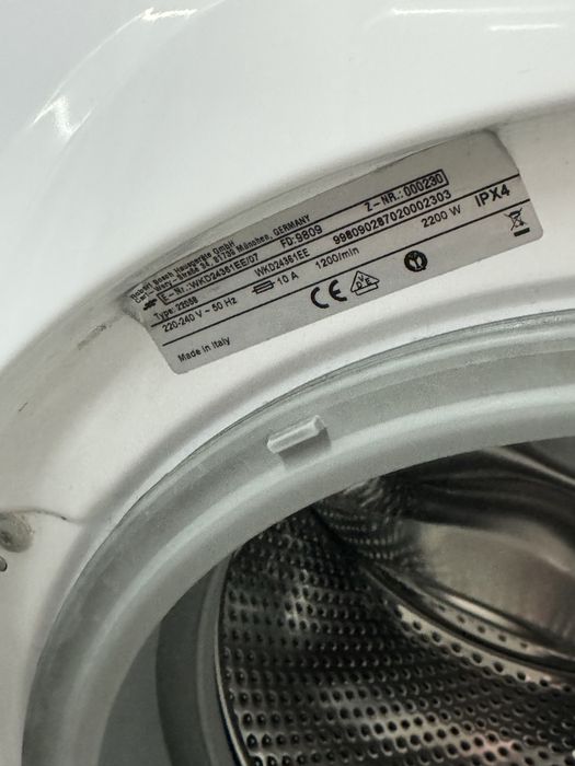 Maquina lavar e secar roupa de encastre
