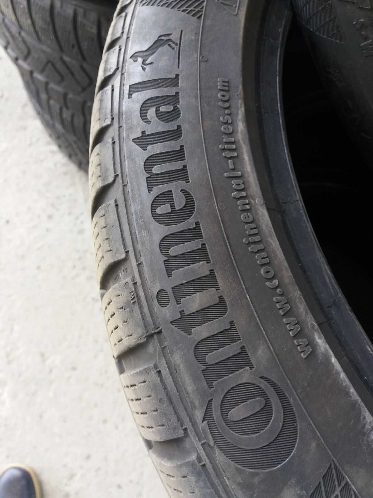 4 шт 235/45 R18 98v Continental зима. Шины 245 Зима без дефектов