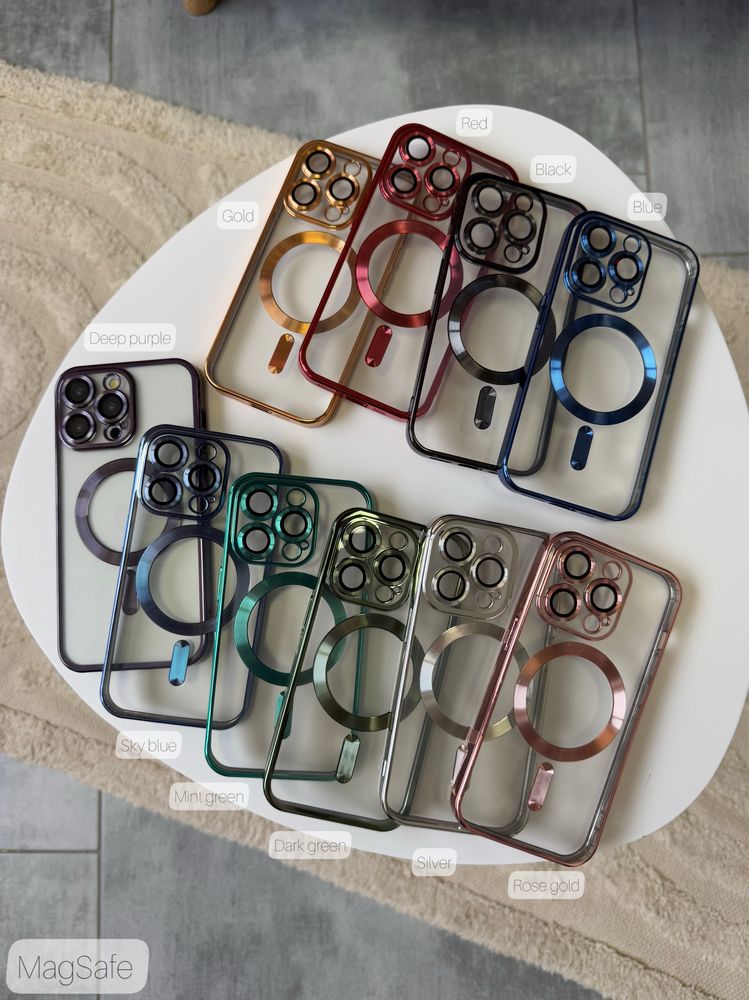 Чохол на айфон Shining with MagSafe чехол iPhone із захистом камери