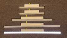 Oświetlenie IKEA STOTTA Listwy LED z czujnikiem ruchu / zestaw 5 szt.