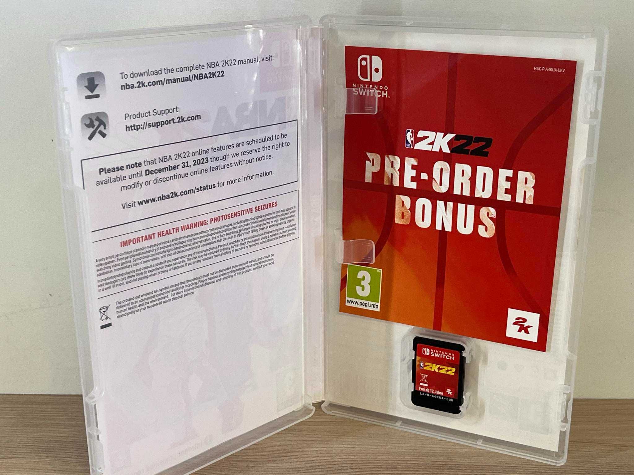 Gra NBA 2K22 na konsolę Nintendo Switch koszykówka
