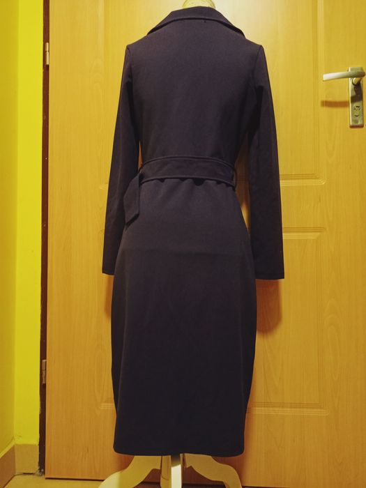 Granatowa sukienka szmizjerka Mohito r.S.  W.B.S.