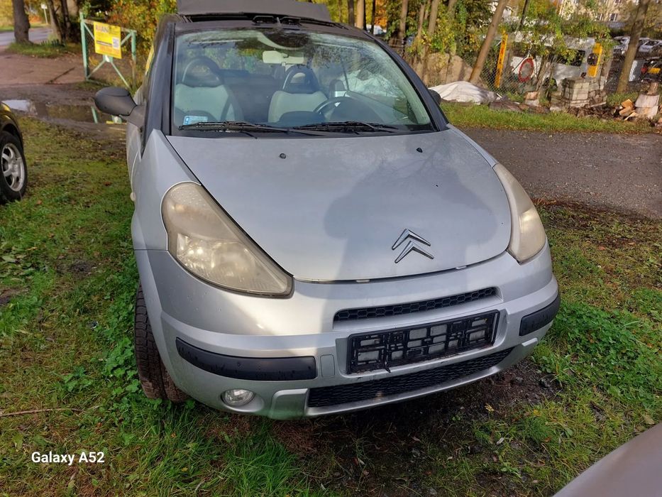Zderzak CITROEN C3 PLURIER 1,4B 04R. masak,lampy,drzwi,klapa,dach....