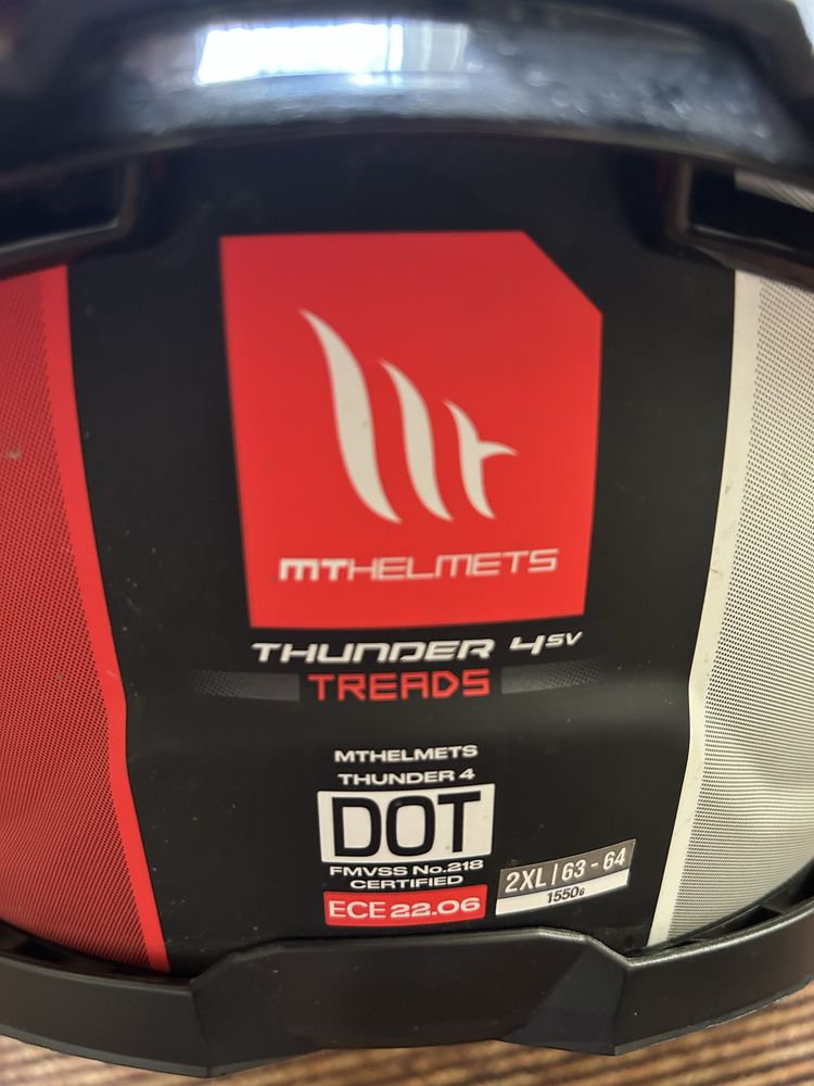 MT HELMETS Thunder 4 SV Treads 2XL (63-64)