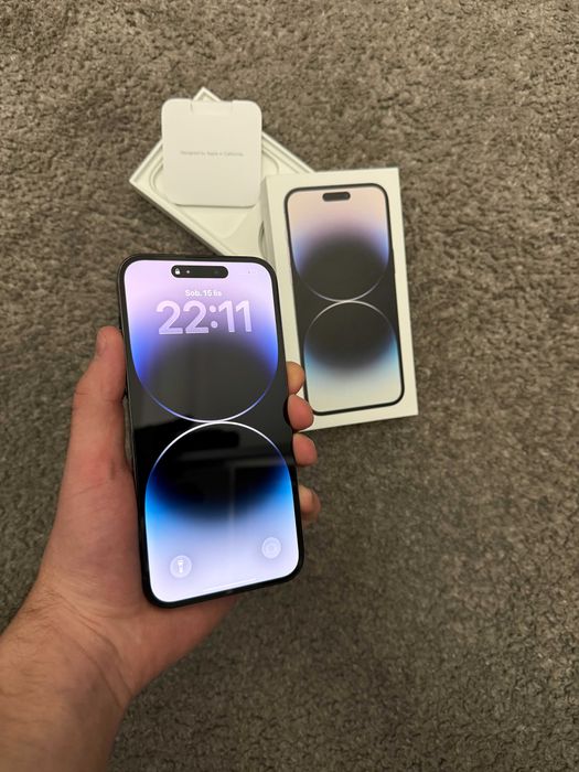 IPhone 14 Pro Max • 256GB • Czarny • Genialny stan • Pudełko