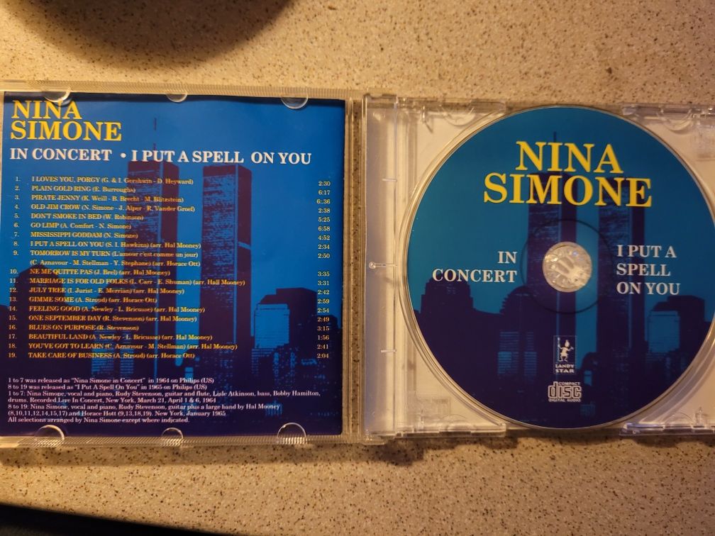 CD Nina Simon In Concert/I Put Spell On You 2002 Landy Star