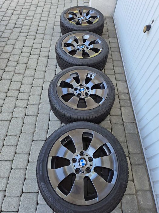 koła zimowe BMW oryginalne felgi BMW 17 5x120 Nowe Opony zimowe NOKIAN