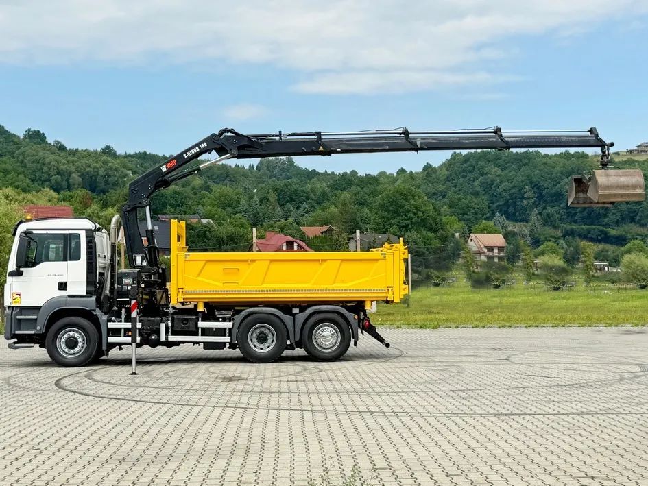 MAN TGS 26.400 *WYWROTKA 4,75m *HIAB X - HIDUO 188 E-3/PILOT *6x4 *STAN BDB