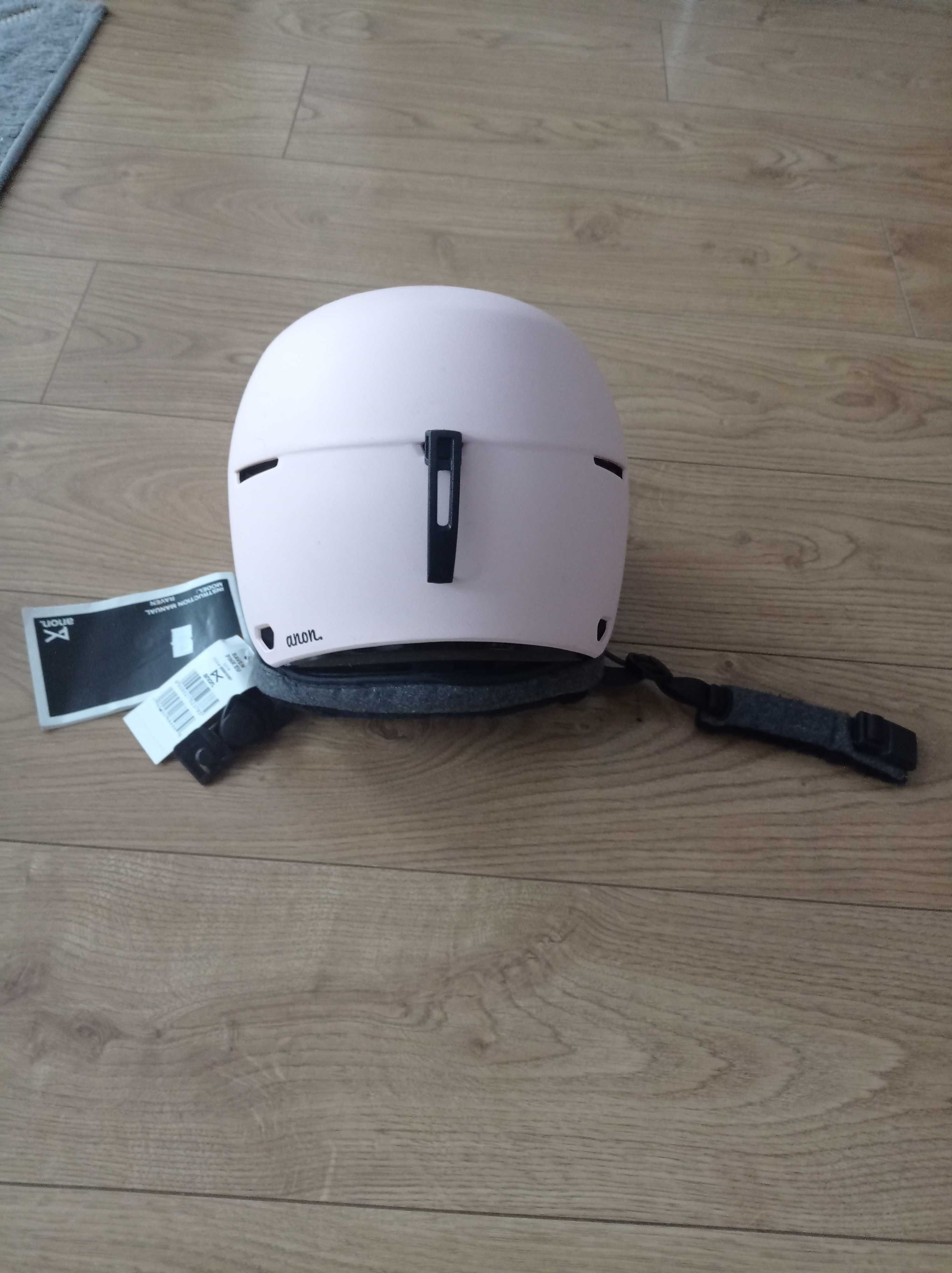 Nowy kask ciepły narciarski anon Raven pink rozmiar S narty snowboard