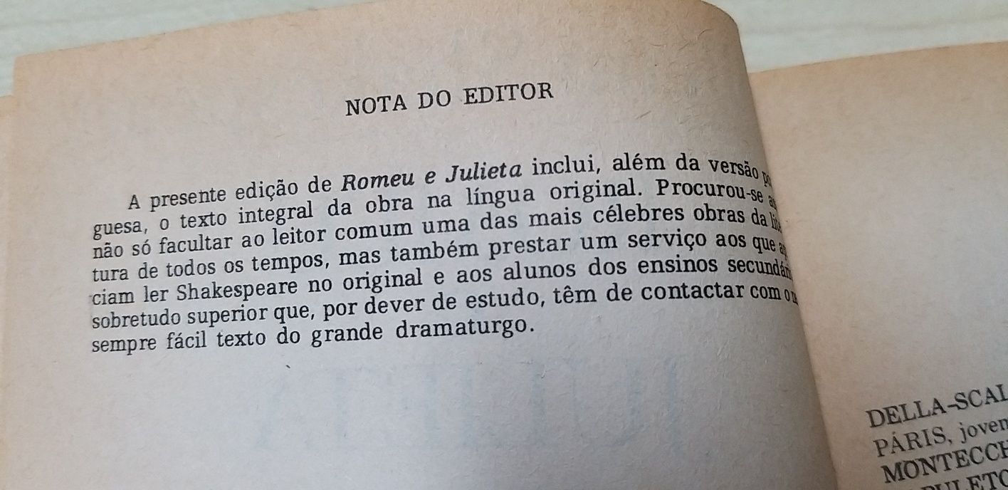 Romeu e Julieta, Texto Integral.