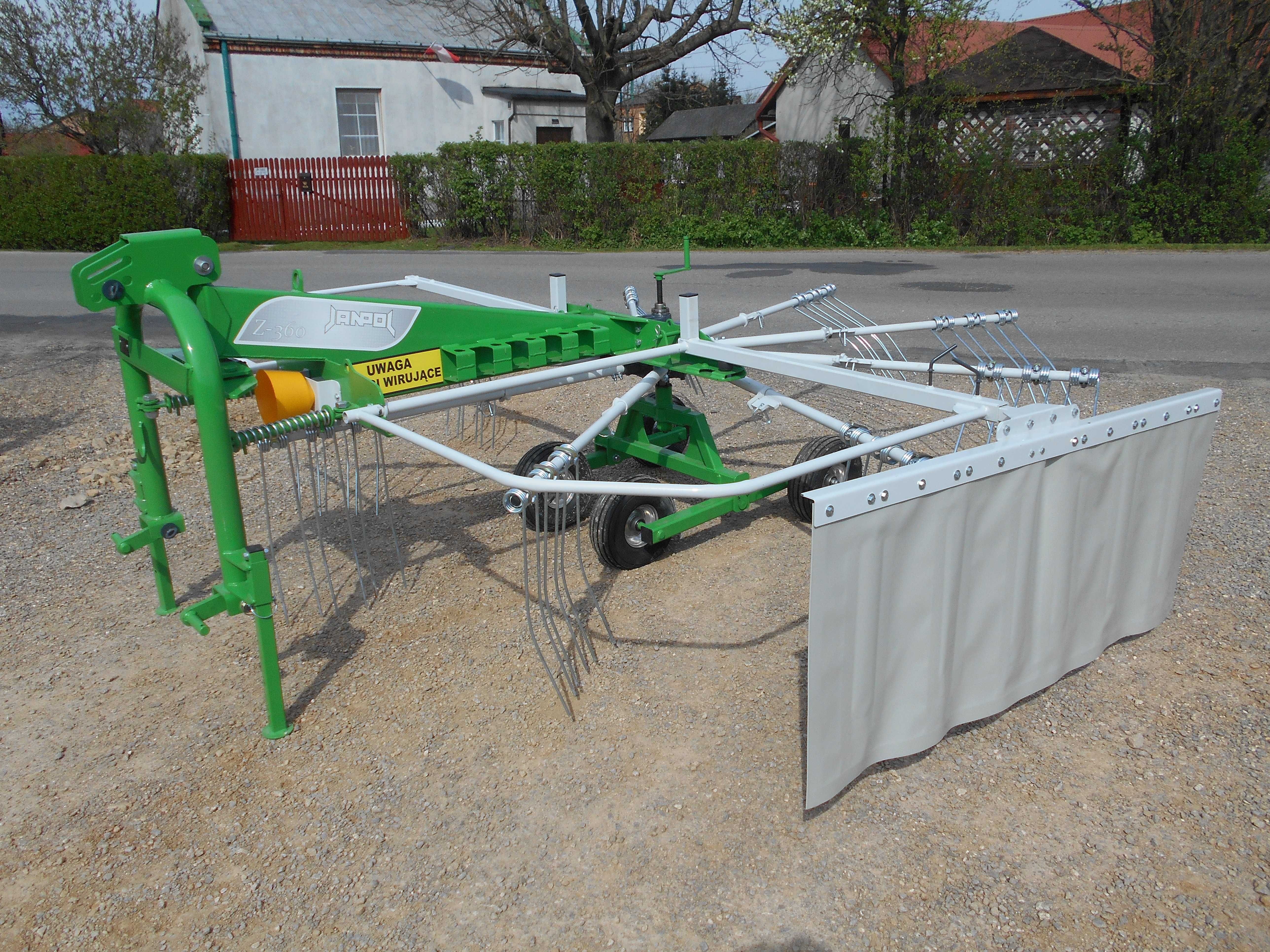 JANPOL zgrabiarka karuzelowa/karuzela do siana 3,5m OD RĘKI/tandem