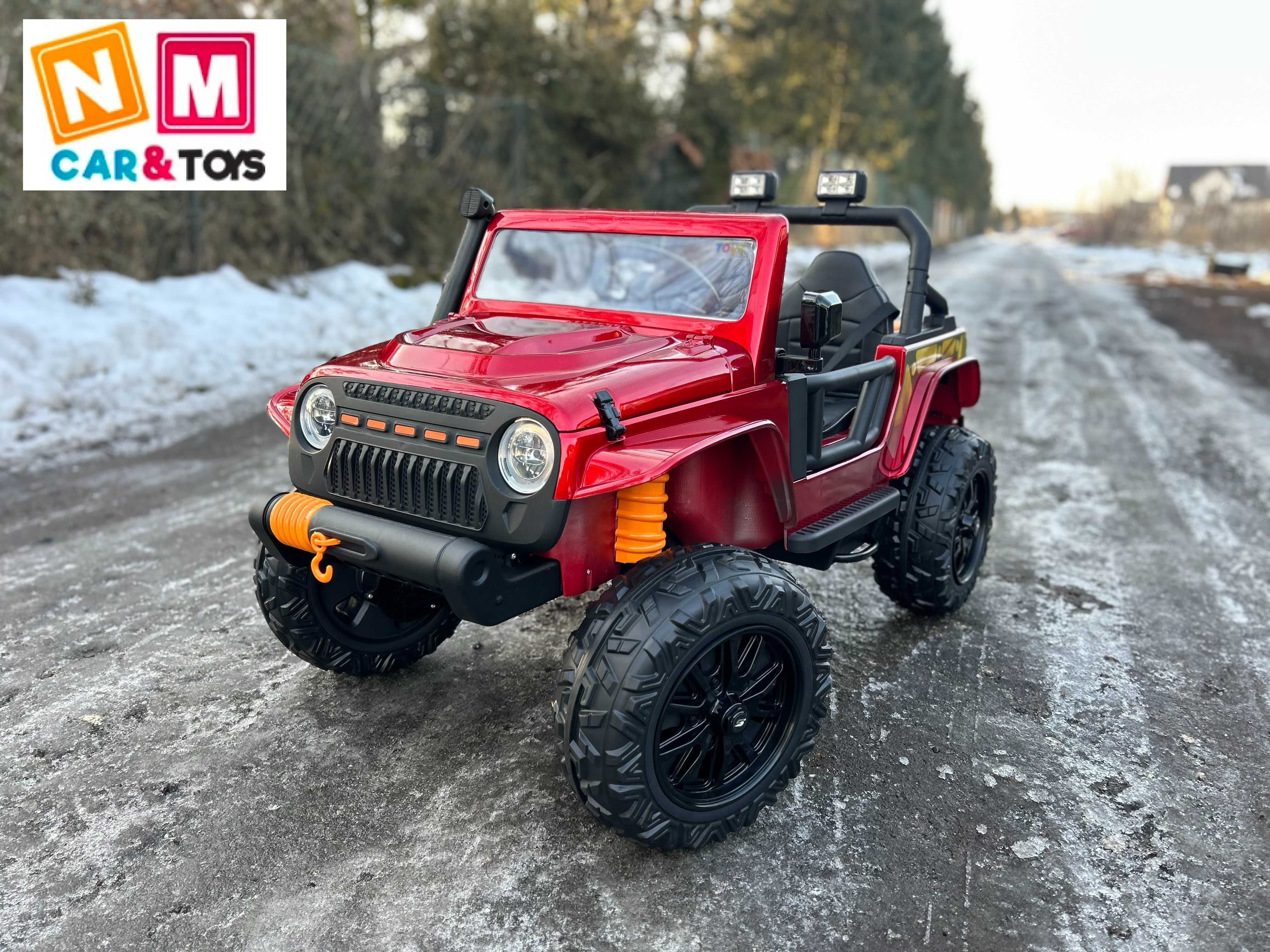 udźwig 100kg Napęd 4x4 samochód Terenowy Auto na akumulator lakier.