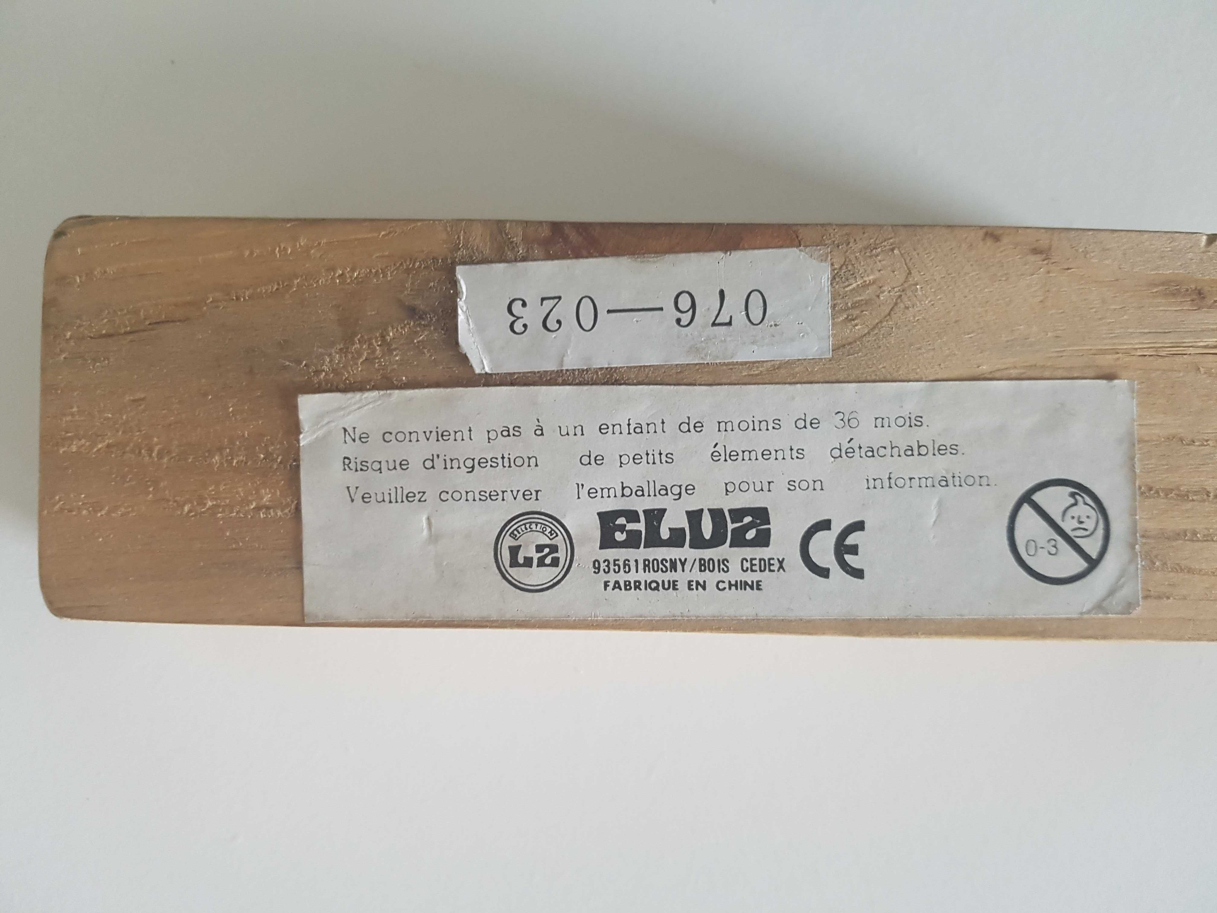 Gra Domino drewniane etui i klocki piekne wydanie