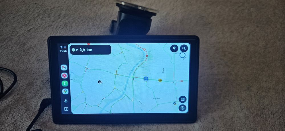 Carplay Android Nawigacja GPS Yanosik Antyradar MapyGoogle Pilot
