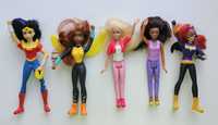 Фигурки 5 шт McDonald's девушки-супер герои и Барби