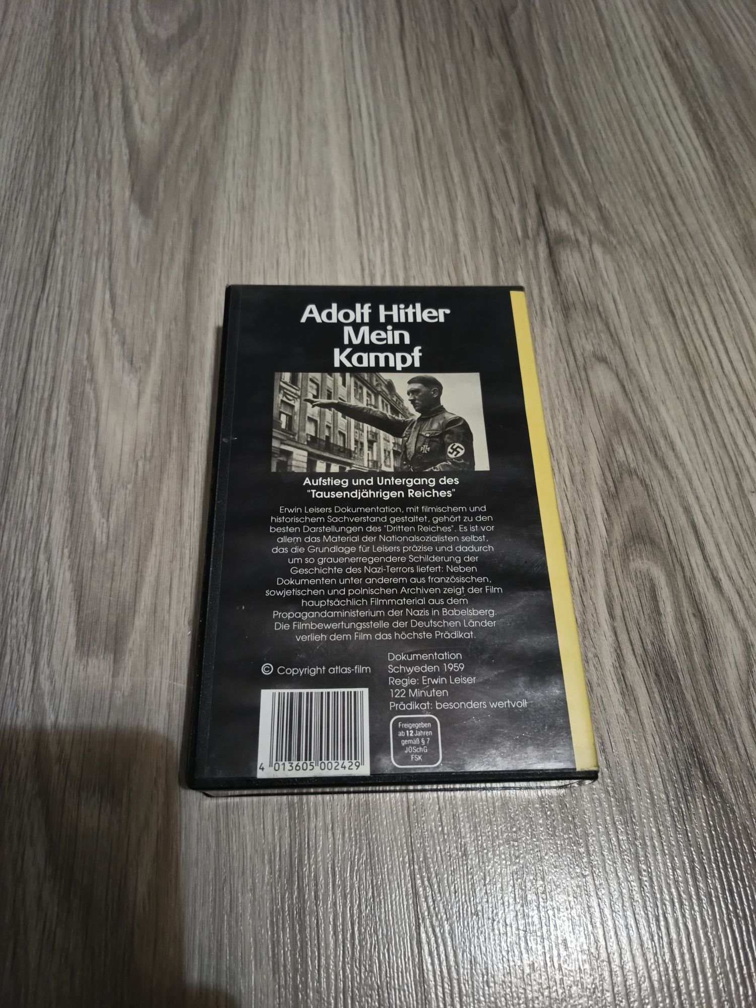 Kaseta VHS Adolf Hitler Mein Kampf
