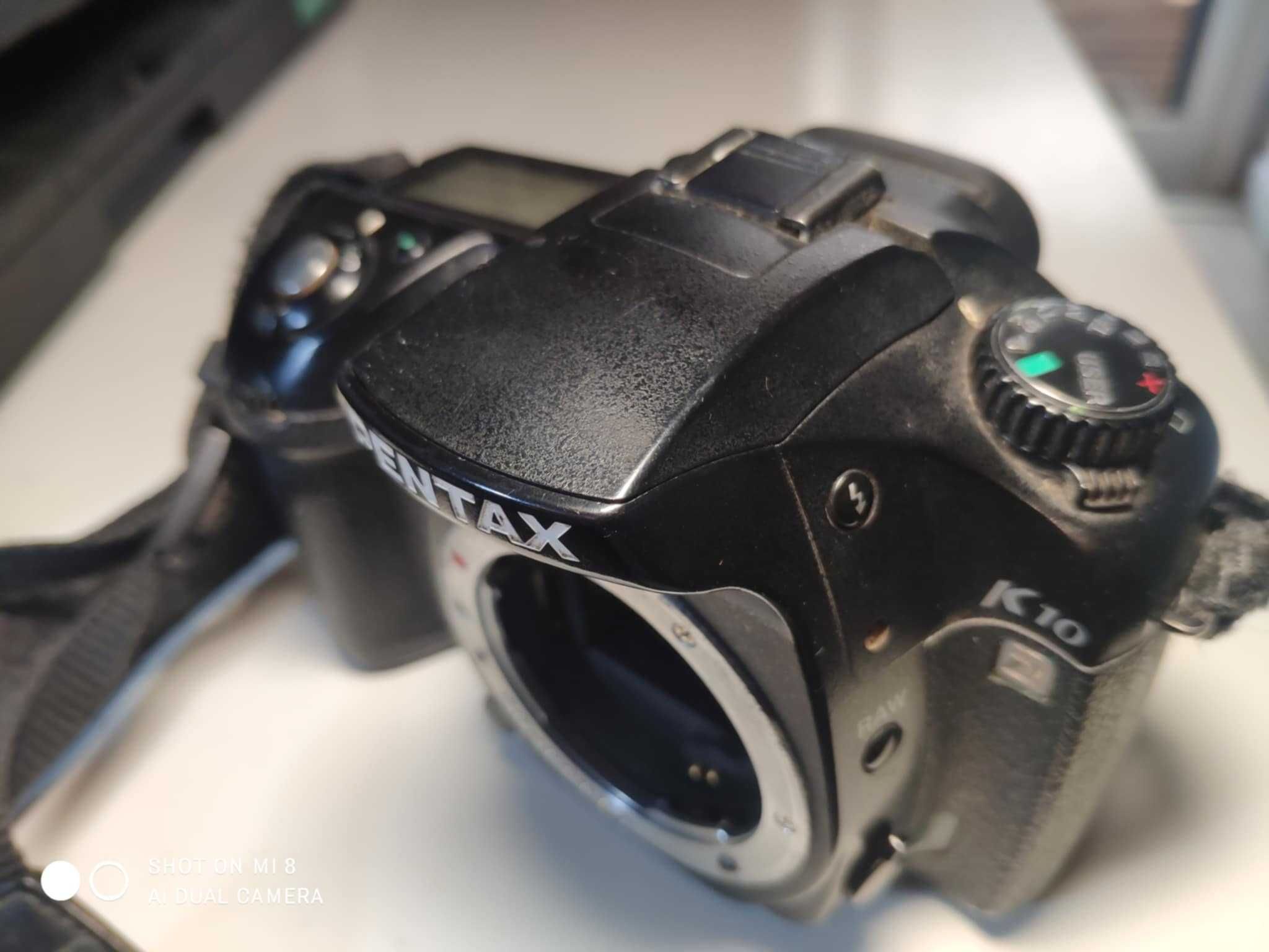 Pentax K10 AVARIADA máquina fotográfica reflex