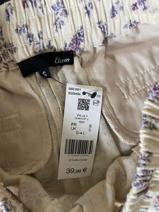 Нові котонові шорти Etam, S, довжина 35 см