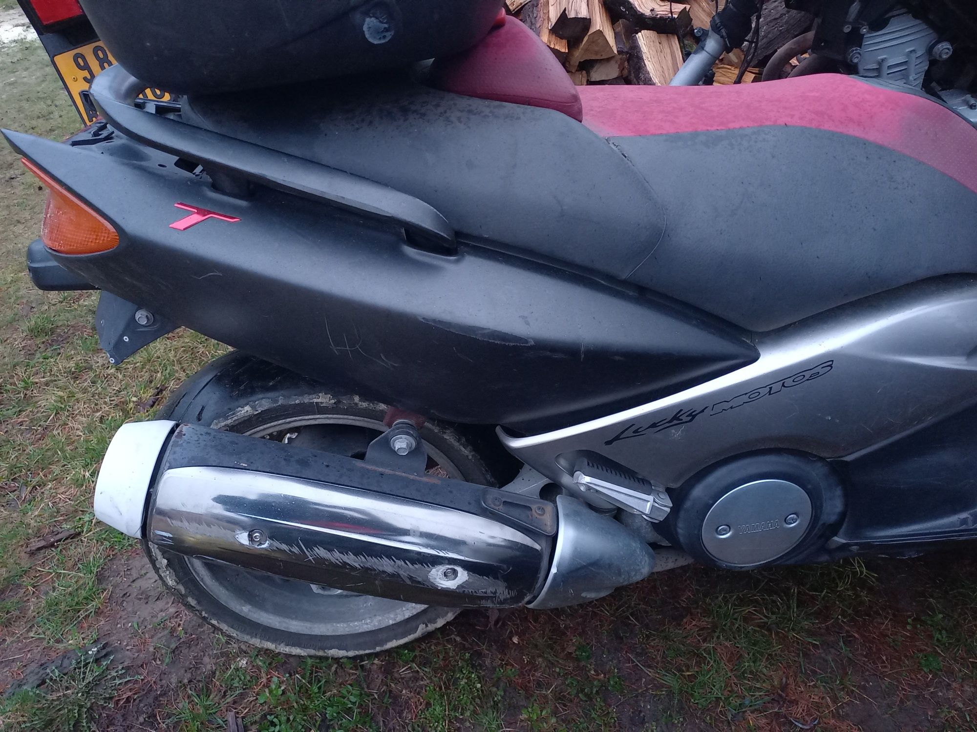 Yamaha tmax 500 silnik rama z dokumentami 2006r pompa lampa zegary bło