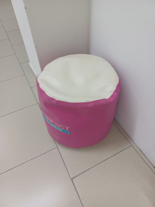 Puff rosa 40 diâmetro