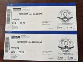 2 bilety na koncert Defender play Manowar, Dusseldorf, 31.08.2024