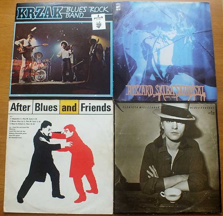 Płyty winylowe winyle POLSKI BLUES 4LP za 100zł