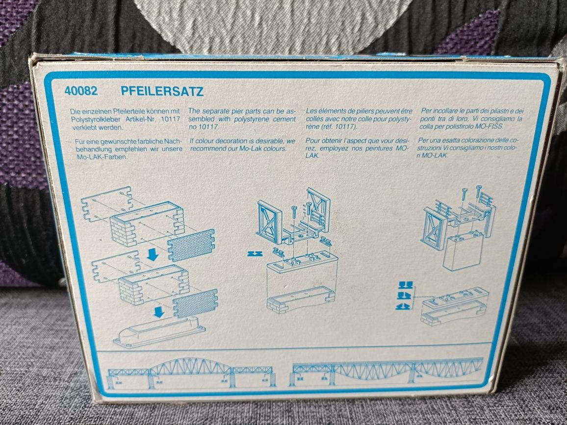 ROCO Filary mostu kolejowego H0 (2szt)