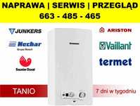 Naprawa, czyszczenie piecykow gazowych junkersów – TANIO