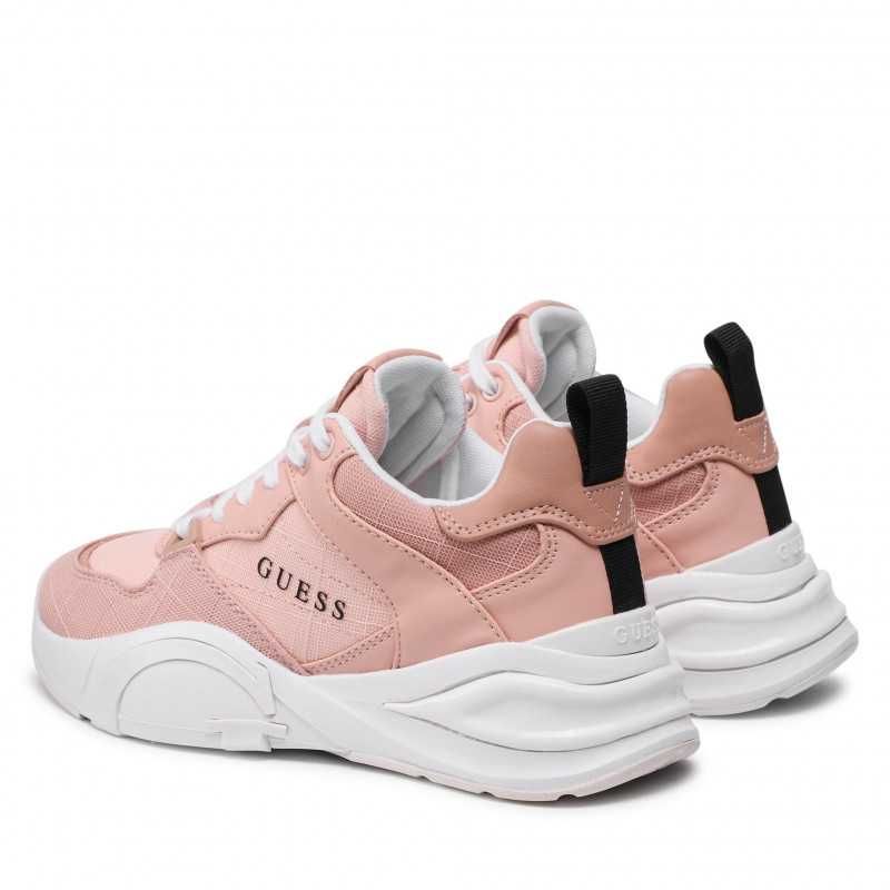 Nowe z metką w kartonie GUESS Bestie Pink - sneakersy, adidasy 38