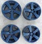 Sprzedam czarne felgi aluminiowe Wheels Compay Italy 7J16' cali ET35