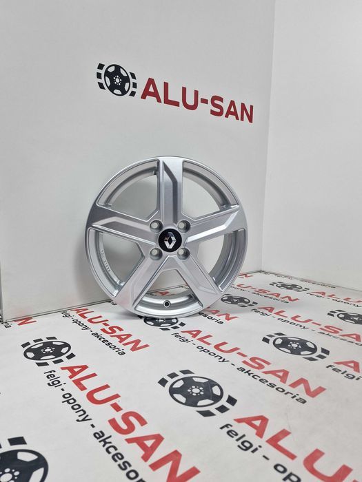 NOWE alufelgi RENAULT 15" 4x100 Captur Clio Kangoo Megane Srebrne