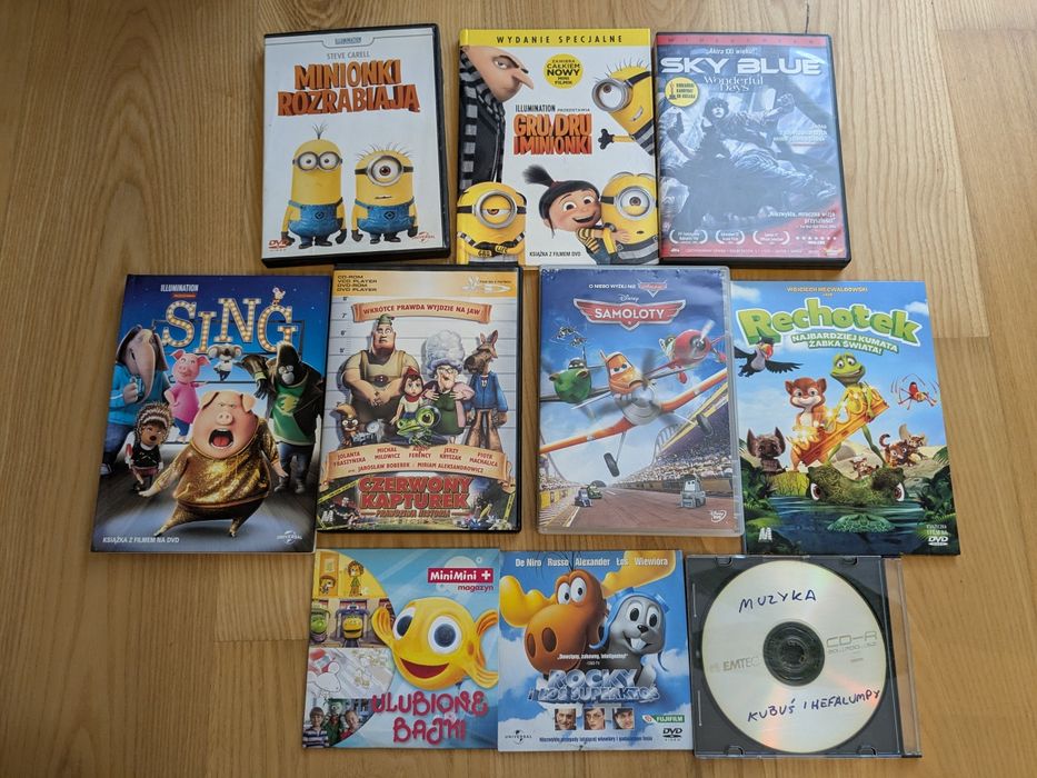 DVD 7 bajek dla dzieci plus gratisy