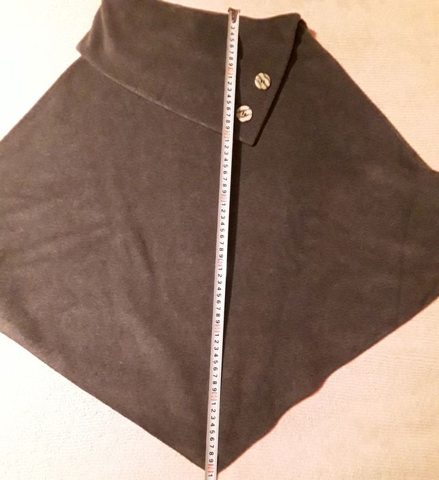 Capa / Poncho cinza PTN Store, tamanho único, novo sem etiqueta