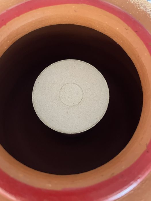 Filtro de barro de 2 litros com pouco uso