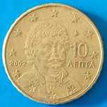 10 Cêntimos de 2002 da Grécia